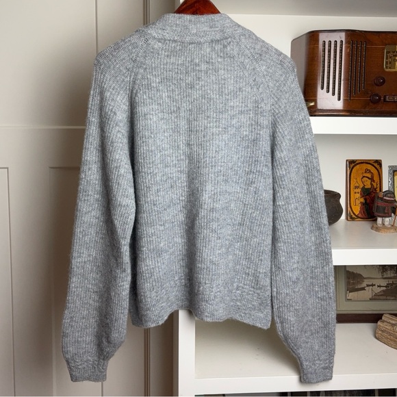 Sezane Cody Jumper in Mid Heather Gray Size M Excellent - Picture 3 of 12